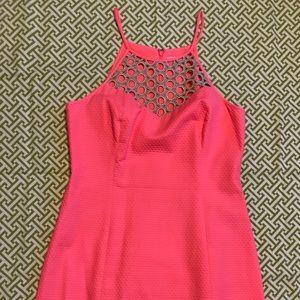 Lilly Pulitzer Coral with Gold Dress 8